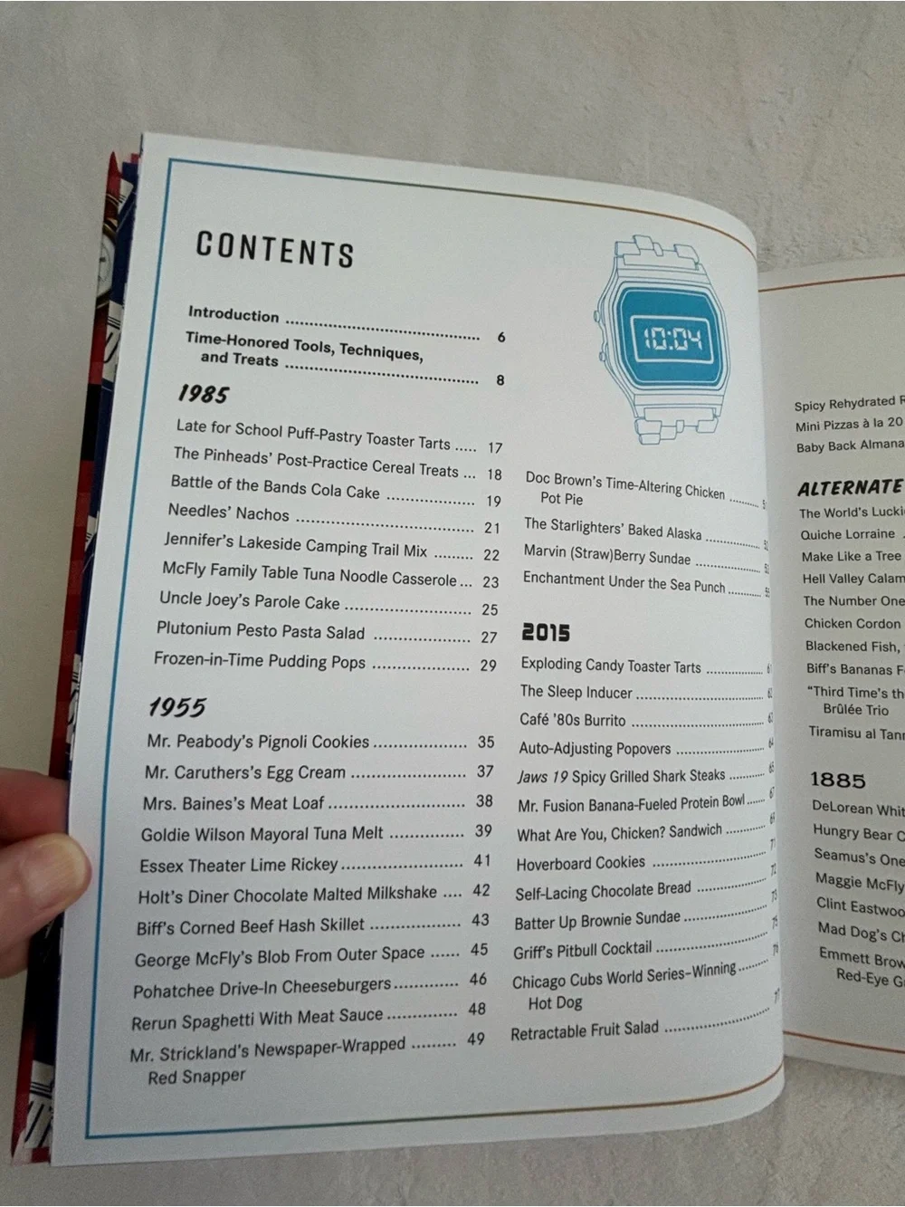 Back To The Future The Official Hill Valley Cookbook Hardcover NEW